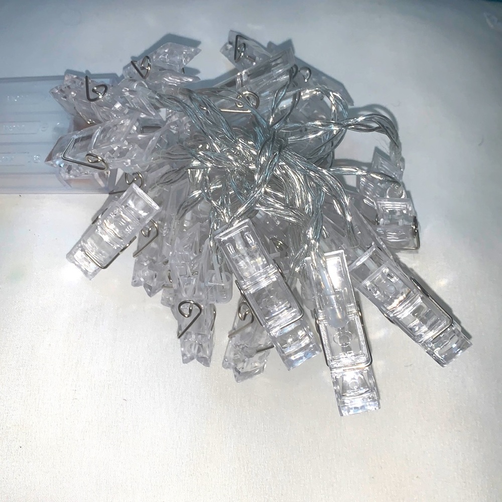 I am selling fairy light with hangers for pictures